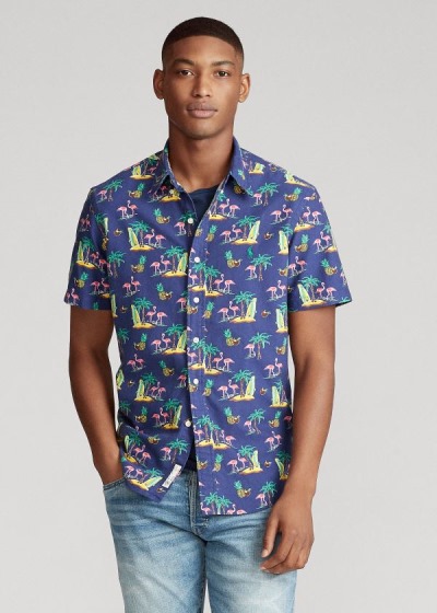 Men's Polo Ralph Lauren Classic Fit Tropical Shirts | 651382CAK